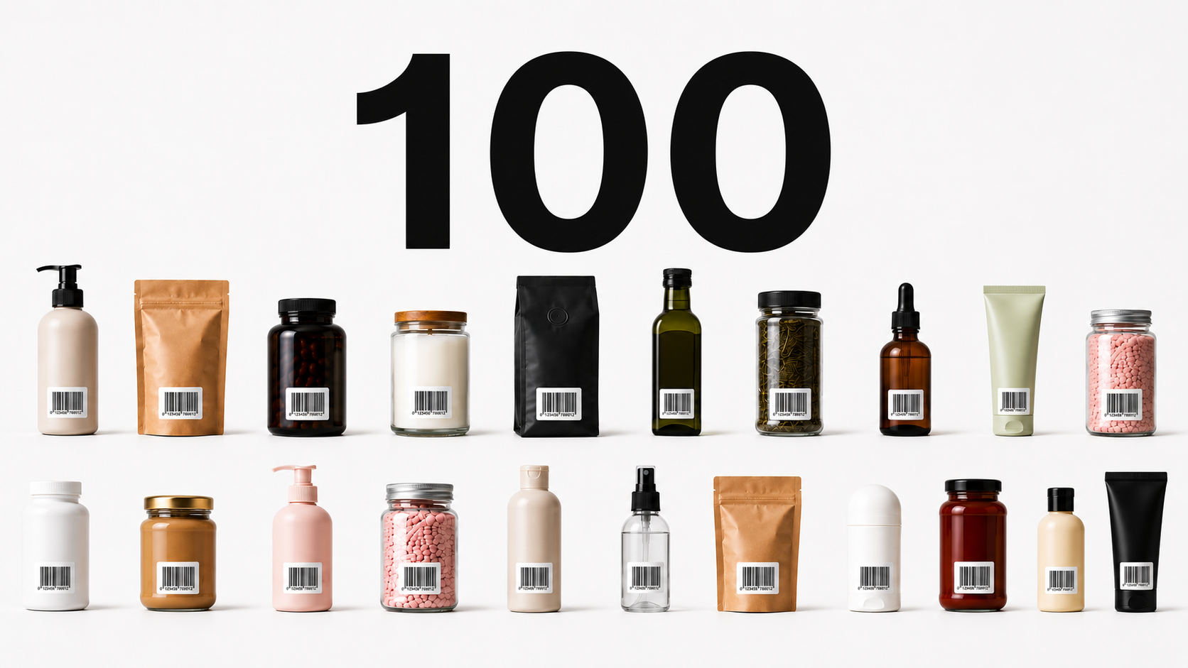 100 de coduri de bare